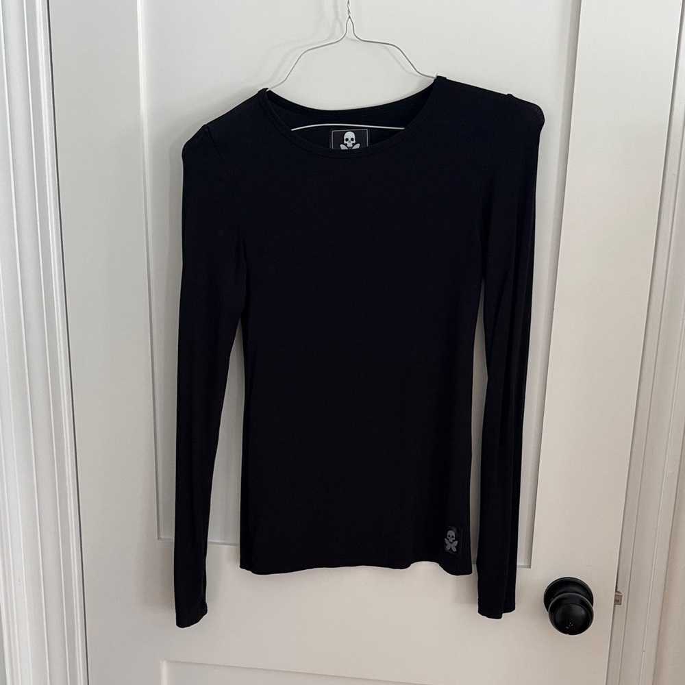 Black Long Sleeve Women's Top